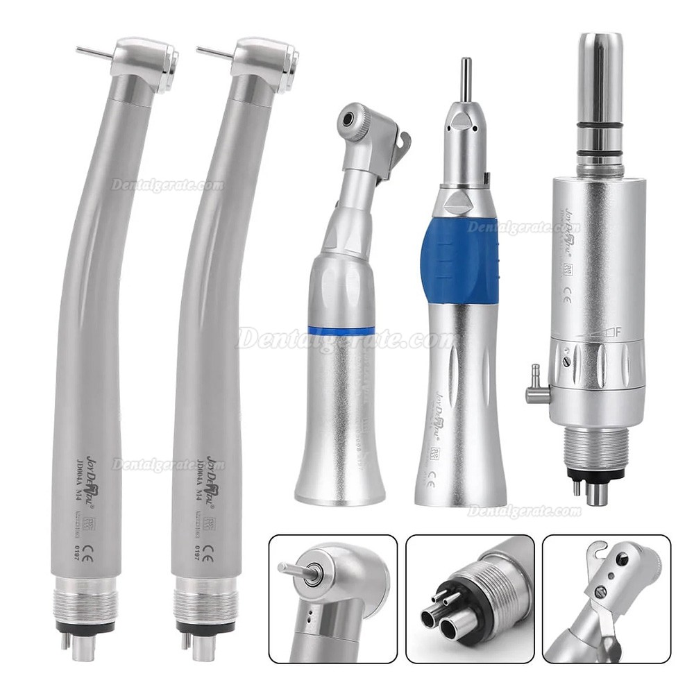 Dental Hoch- und Niedriggeschwindigkeits Handst&uuml;ck Set, 4-Loch